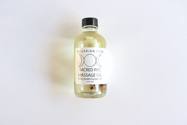 Gemstone Massage Oil - Sacred Fire