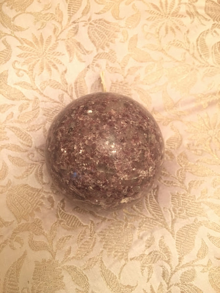 Lepidolite Sphere
