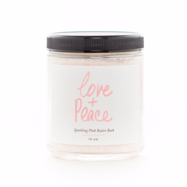 Love + Peace Sparkling Pink Butter Bath