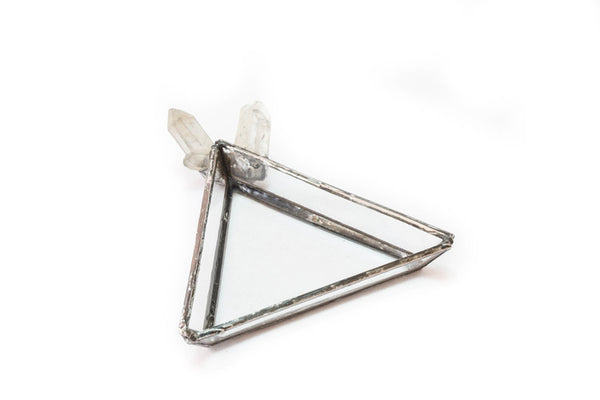 Molten Crystal Triangle Jewelry Dish