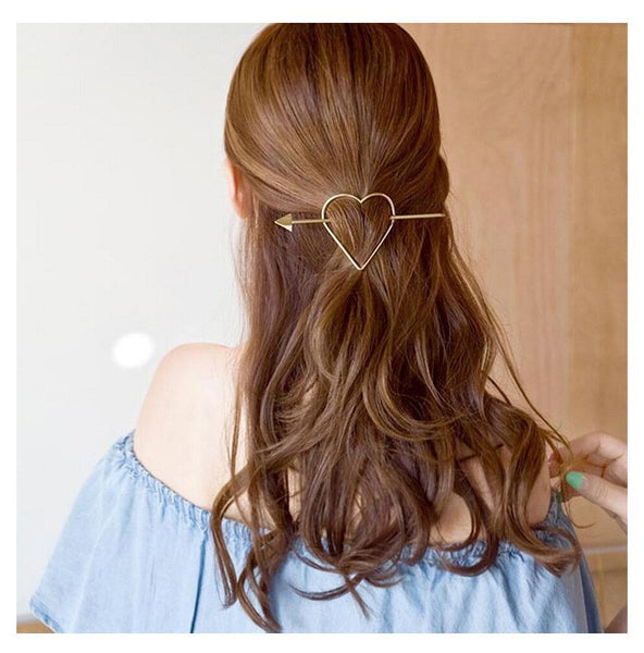 Boho Heart Hair Stick