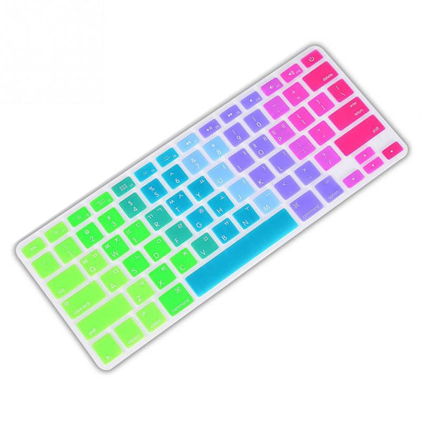 Apple Macbook Keyboard Cover 13" 15" Rainbow Silicone Skin