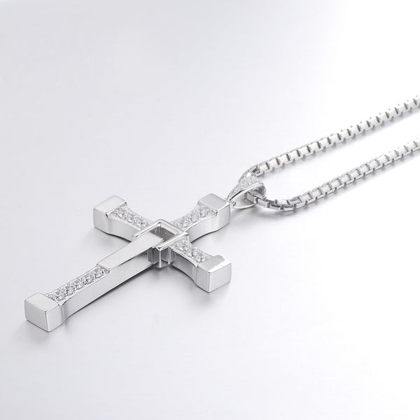 Unisex Cross Pendant Necklace Free + Shipping