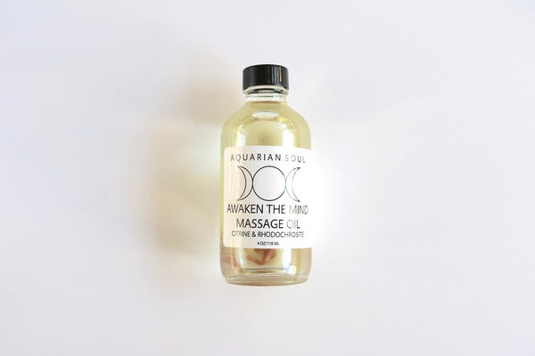 Gemstone Massage Oil - Awaken The Mind