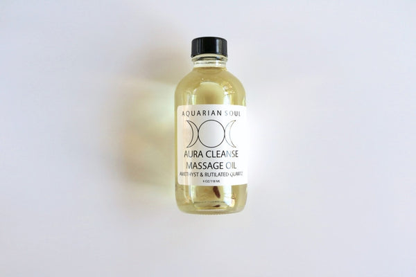 Gemstone Massage Oil - Aura Cleanse