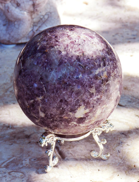 Lepidolite Sphere