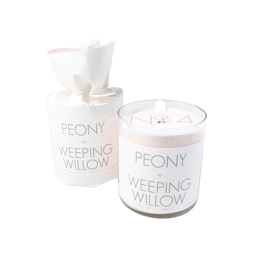 Peony + Weeping Willow Soy Candle